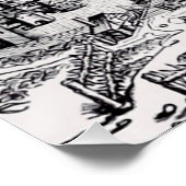 ニュールンベルク中世ドイツの都市 ポスター (コーナー)