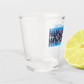 ニュールンベルク文字は夜の古い街並み ショットグラス (左)