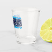 ニュールンベルク文字は夜の古い街並み ショットグラス (右)