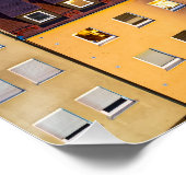 ニュールンベルク旧市街の夜景 ポスター (コーナー)