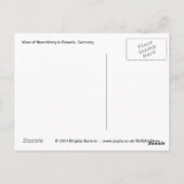 ニュールンベルク葉書の表示 ポストカード (裏面)