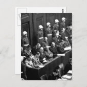 ニュールンベルク試験。on_Warイメージを見下ろす ポストカード (正面/裏面)