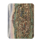 ニュールンベルク、ウルム、サルツブルクの地図から引用 マグネット (縦)