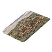 ニュールンベルク、ウルム、サルツブルクの地図から引用 マグネット (左側)