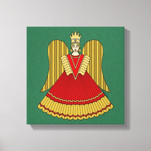 ニュールンベルク・クリスマスエンジェル キャンバスプリント (正面)