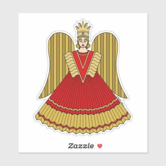 ニュールンベルク・クリスマスエンジェル シール (シート)