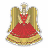 ニュールンベルク・クリスマスエンジェル シール (正面)