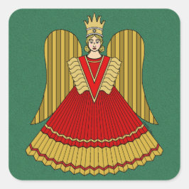 ニュールンベルク・クリスマスエンジェル スクエアシール