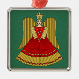 ニュールンベルク・クリスマスエンジェル メタルオーナメント