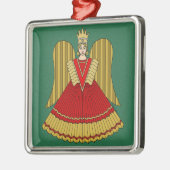 ニュールンベルク・クリスマスエンジェル メタルオーナメント (左)