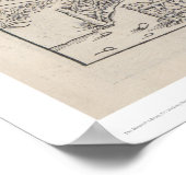 ニュールンベルク・クロニクルからのニュールンベルクの見解(1458) ポスター (角)