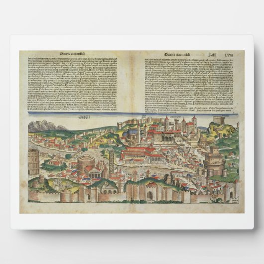 ニュールンベルク・クロンからのローマの街の眺め フォトプラーク (正面)