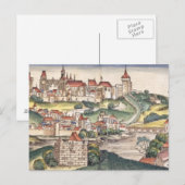 ニュールンベルク・クロンからプラハを見る鳥の眼差し ポストカード (正面/裏面)