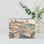 ニュールンベルク・クロンからプラハを見る鳥の眼差し ポストカード (スタンド正面)