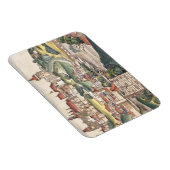 ニュールンベルク・クロンからプラハを見る鳥の眼差し マグネット (右側)