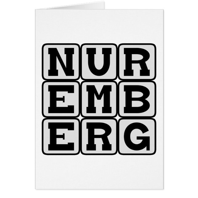 ニュールンベルク、ドイツの都市 (正面)