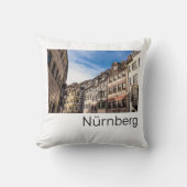 ニュールンベルクCityscape Bavariaドイツお土産 クッション (正面)