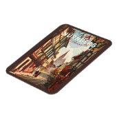 ニュールンベルクGermanyトラベルアートヴィンテージ マグネット (左側)