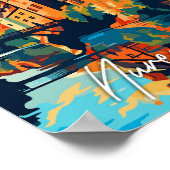 ニュールンベルクGermanyヴィンテージ旅行イラストレーション ポスター (角)