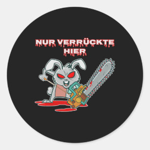 ニュールヴェリュークテハイアーラビットチェーンソーおもしろいギフトI ラウンドシール