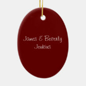 ニューレ結婚ンギンオーナメント セラミックオーナメント (裏面)