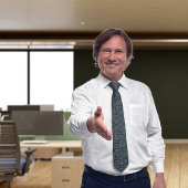 ニューロアートステンドグラスのネックタイ ネクタイ