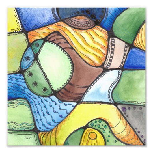 ニューログラフィックスクエアアート フォトプリント (正面)