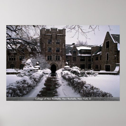 ニューロシェル大学,ニューロシェル,ニューヨーク, U ポスター (正面)