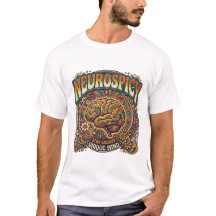 ニューロスパイシー・ブレイン | グルーヴィーレトロサイケデリックTシャツ