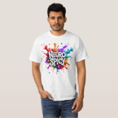 ニューロスパイシー 神経多様性 自閉症 ADHD 読字障害 Tシャツ (正面フル)