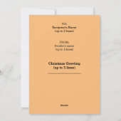 ニューロダイバーサルパロサピンサピンホリデーカード シーズンカード (裏面)