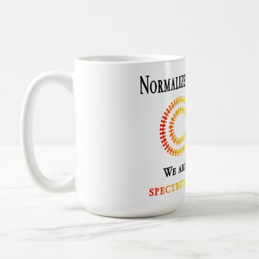 ニューロダイバーシティの肯定 コーヒーマグカップ (左)