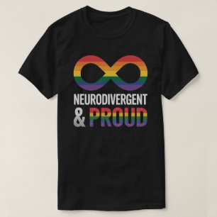 ニューロダイバーシティを誇りに思う - ADHD 自閉症 - プライド Tシャツ