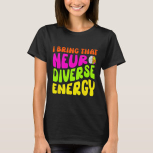 ニューロダイバーシティシャツ自閉症Adhd Asdニューロダイバーシティ Tシャツ