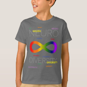 ニューロダイバーシティドット(濃) Tシャツ