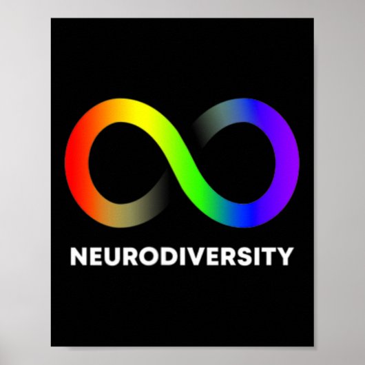 ニューロダイバーシティ 自閉症 ADHD ASD 無限大 Ra ポスター (正面)