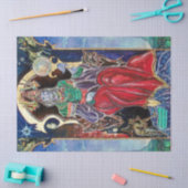 ニューロマンサーマジシャンキングファンタジーレッドブルー 薄葉紙 (クラフト)