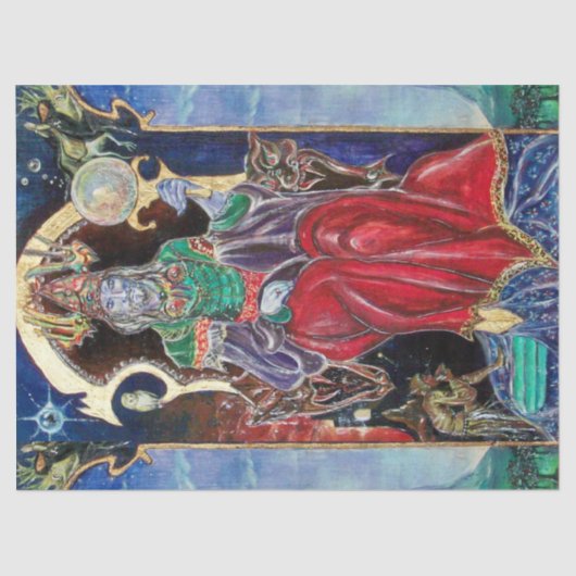 ニューロマンサーマジシャンキングファンタジーレッドブルー 薄葉紙 (正面)