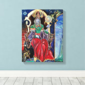 ニューロマンサーマジシャン王 キャンバスプリント (インサイチュ (ウッドフロア))