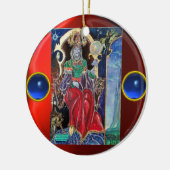 ニューロマンサー、ブルーサファイアジェムストーン セラミックオーナメント (左)