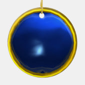 ニューロマンサー、ブルーサファイアジェムストーン セラミックオーナメント (裏面)