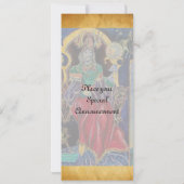 ニューロマンサー、赤い青の羊皮紙 招待状 (裏面)