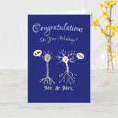 ニューロンさん & ニューロン夫人 カード (黄色い花)