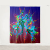 ニューロンつながりタペストリー タペストリー (正面)