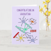 ニューロンとグリア カード (黄色い花)