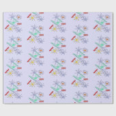 ニューロンとグリア ラッピングペーパー (フラット)