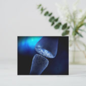 ニューロンのシナプスの概念像 ポストカード (スタンド正面)