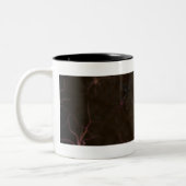 ニューロンのデジタルレンダリング ツートーンマグカップ (左)