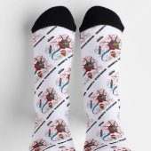 ニューロンの内部の神経系統の配管シナプスのユーモア ソックス (上部)