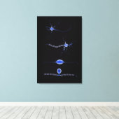 ニューロンの概念像1 キャンバスプリント (インサイチュ (ウッドフロア))